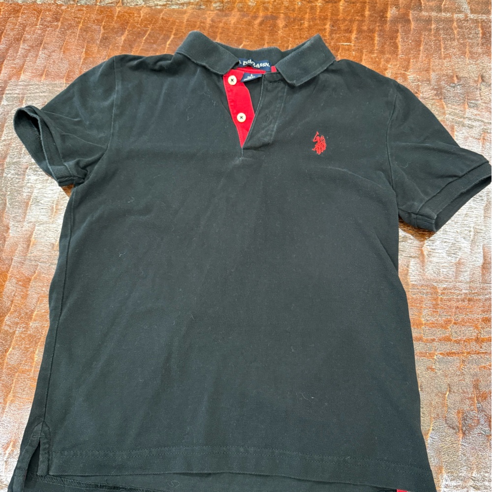 Polo by Ralph Lauren Black Polo with Red Details